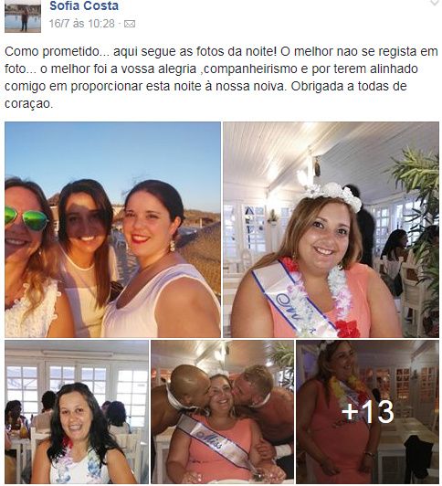As fotos...