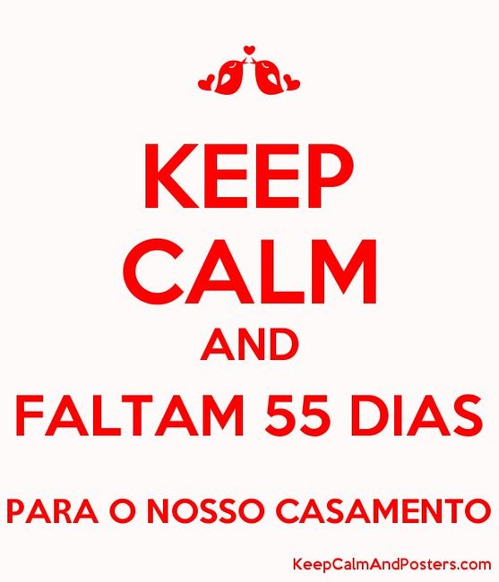 Apenas a 55 dias do dia c - 1