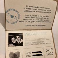Convite - Tema: Viagens - 2
