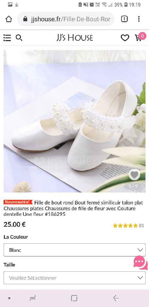 Sapatos para as meninas das alianças - 1