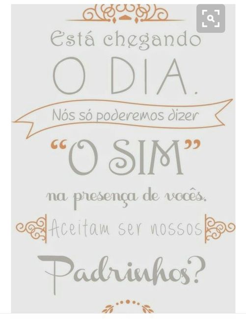 Convite - padrinhos de casamento - 3