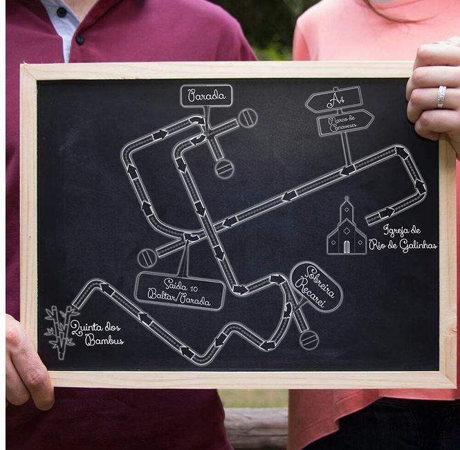 Mapa para convite - 1