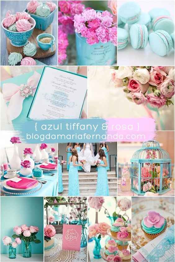 5. Azul Tiffany e Rosa
