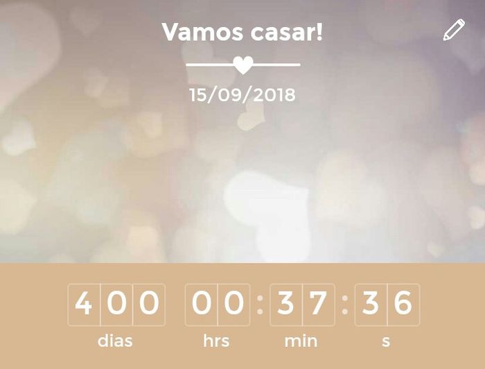 Contagem decrescente - andreia & bruno - 1