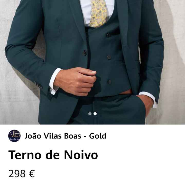 Fato verde para o noivo, onde encontrar? - 1