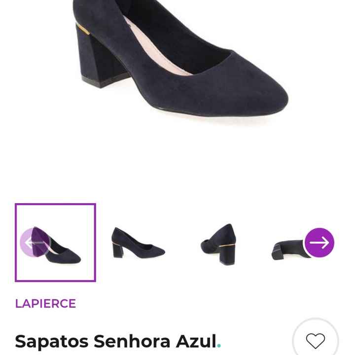 Sapatos de noiva azul - 2