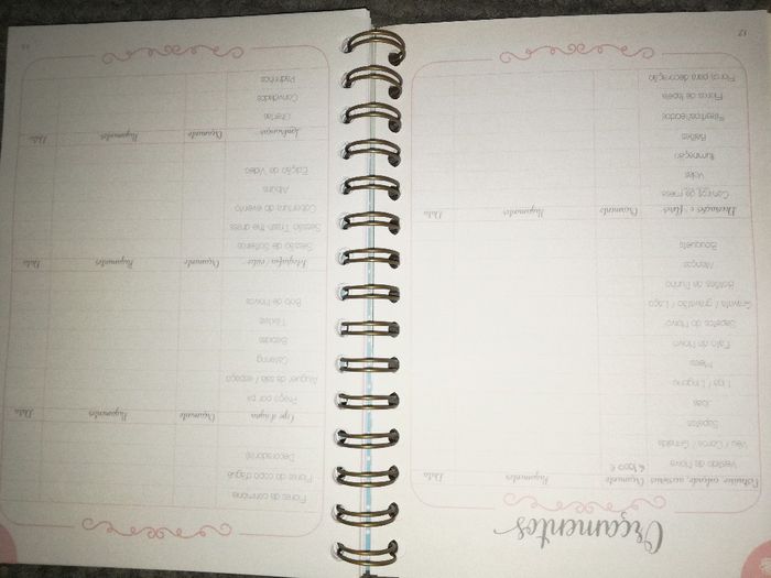 Agenda da noiva 🎀 - procuro - 4