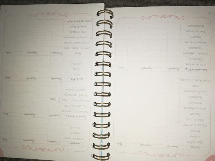 Agenda da noiva 🎀 - procuro - 5