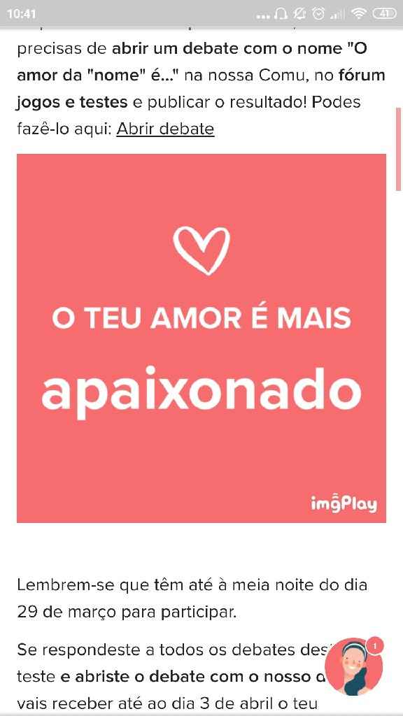 o amor da Alexandra é... - 1