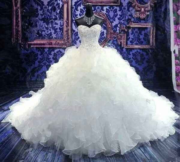 Vestido de noiva bonito e com preço em conta - 1