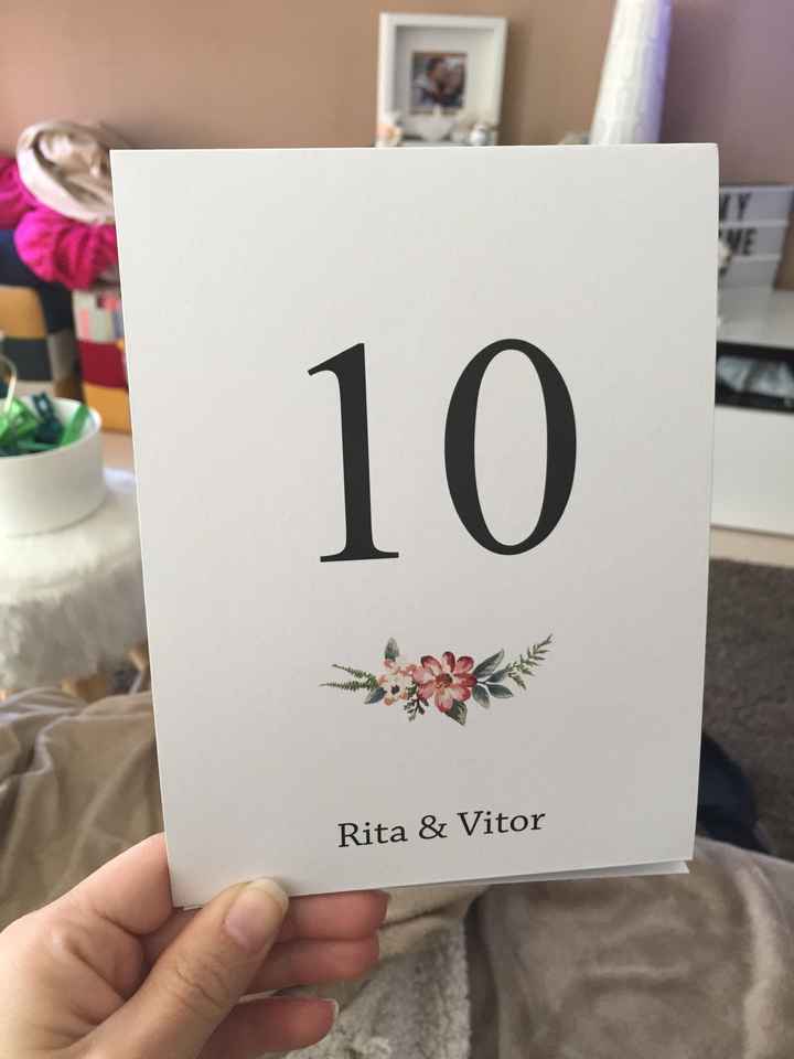 Booom dia.... o que acham destes marcadores de mesa ? - 1