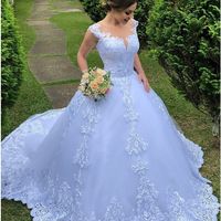 blue dress