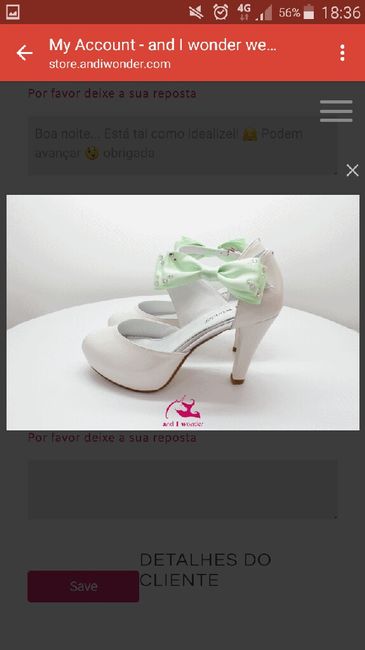 Os meus sapatinhos estão prontos 😍 - 4