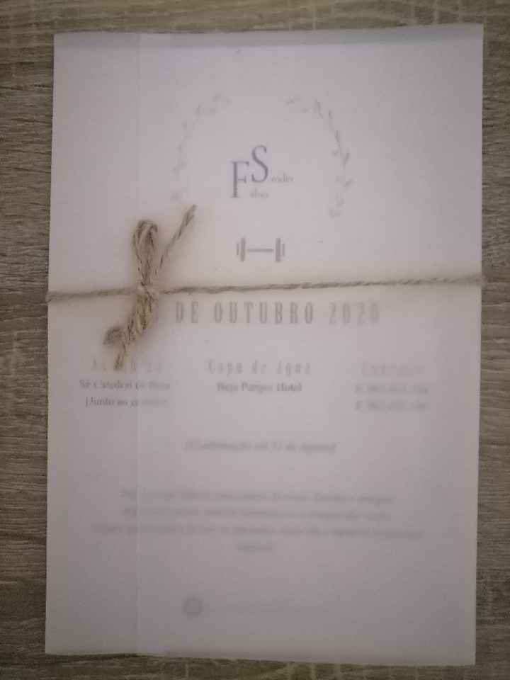 Convites de casamento - 1