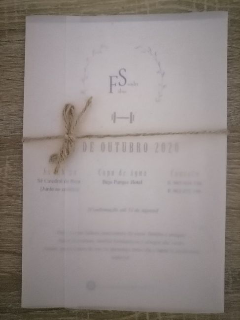 Convites de casamento - 1