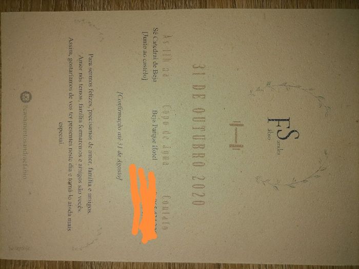 Convites de casamento - 2