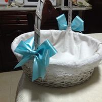 Cesta para os sacos de arroz