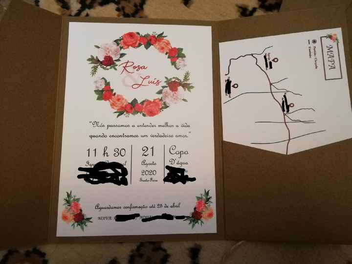 Convites feitos! - 2