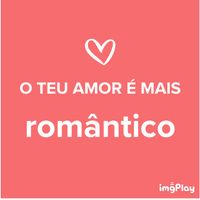 O teu amor é mais.... DESAFIO! - 1