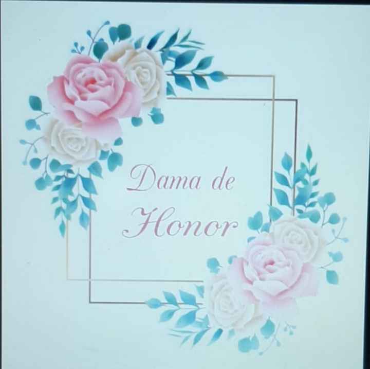 Lembrança dama de honor - 2