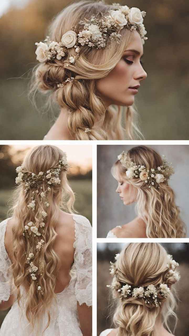 Ideias de penteados 💞💒👑💍✨ - 5