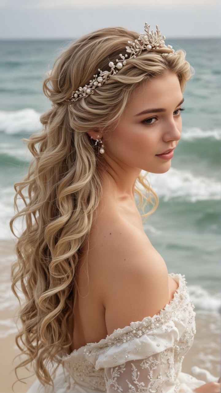 Ideias de penteados 💞💒👑💍✨ - 7