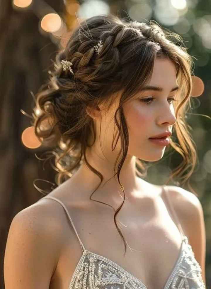 Ideias de penteados 💞💒👑💍✨ - 9