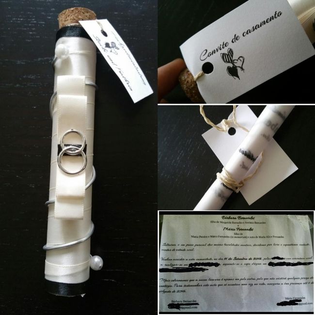 Convite de Casamento