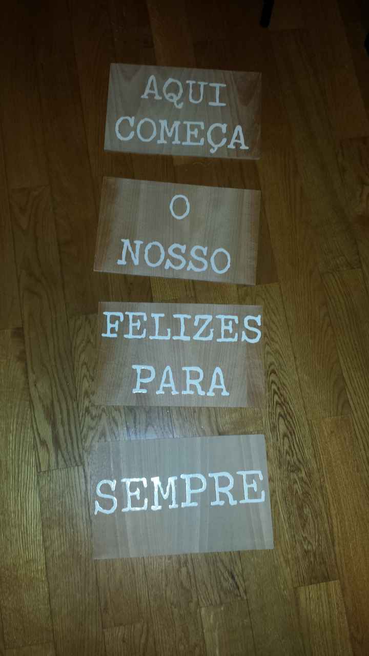 Placa para colocar à entrada da quinta - 1