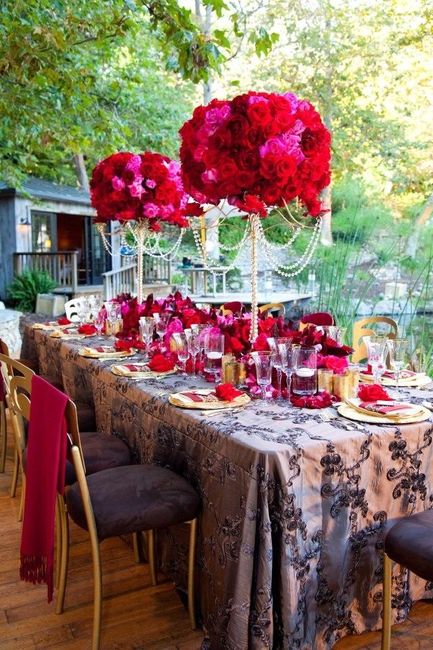 Inspiração ~ Decoração em Vermelho
