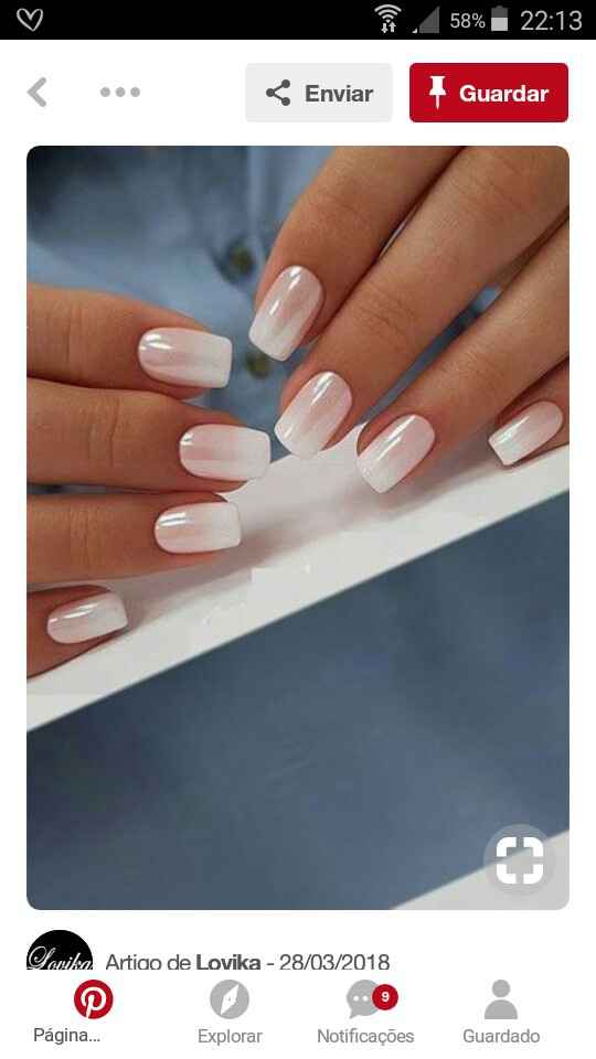 As unhas para o casamento 💅 - 1