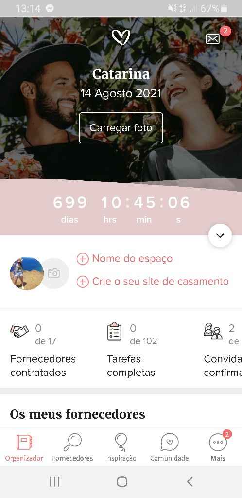 Quantos dias, horas, minutos e segundos faltam para o teu dia C? - 1