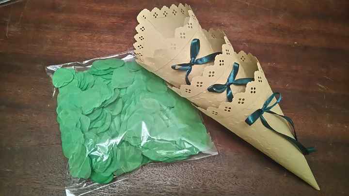 os nossos cones para o arroz (falta terminar)