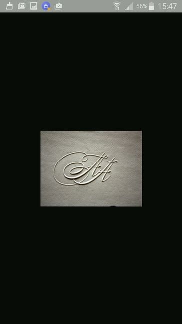 Monograma dos noivos - 3