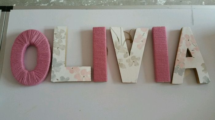 Letras com flores - 1