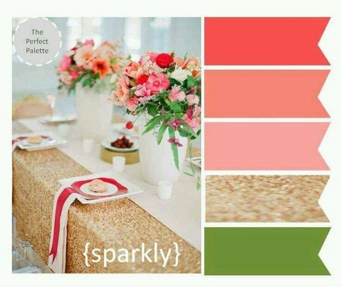 Inspirações em rosa, laranja e menta - 1