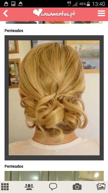 Inspirações de penteado para noivinhas de cabelo médio - 1