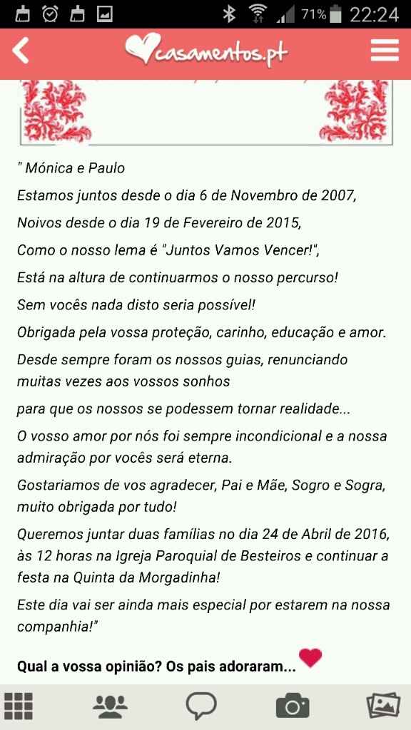 Texto de agradecimento - 1