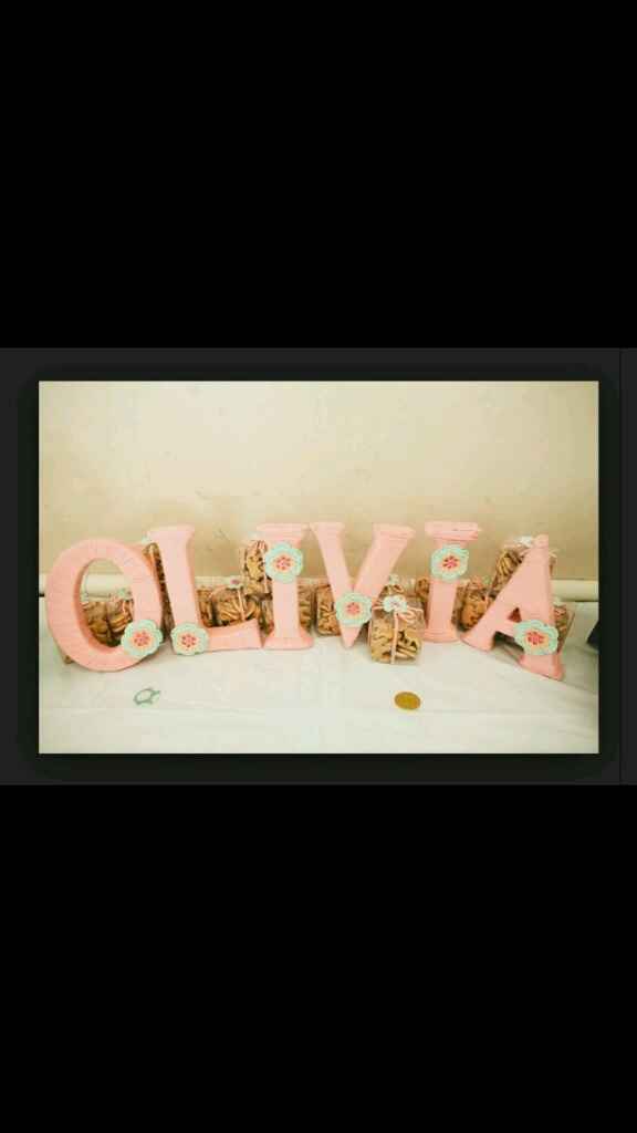 Letras com flores - 1