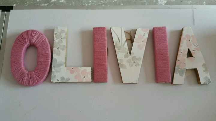 Letras com flores - 1