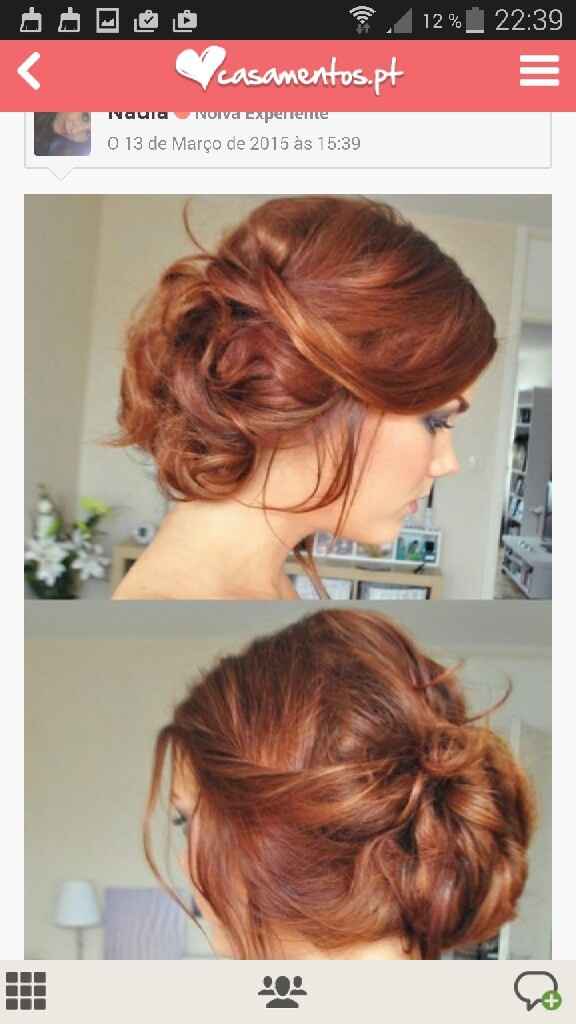 Inspirações de penteado para noivinhas de cabelo médio - 2