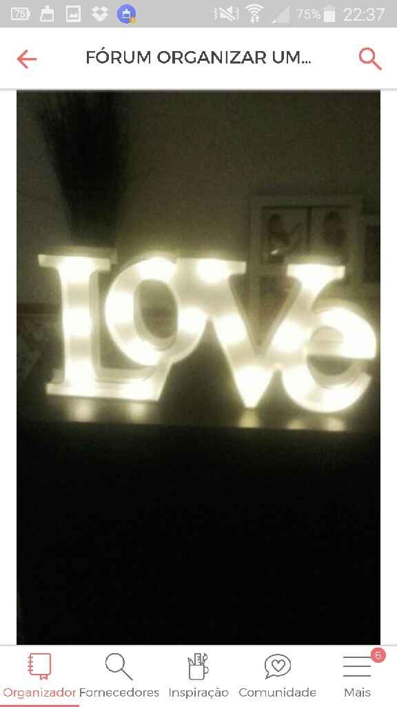 Letras luminosas - 1