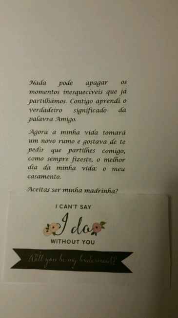 Convite madrinha opiniões aceitam-se :) - 2