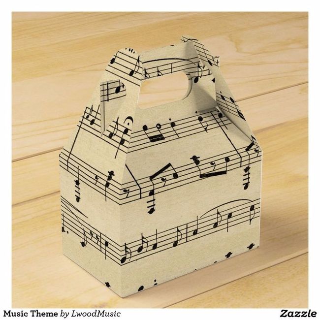 Inspiração tema música caixa lembranças