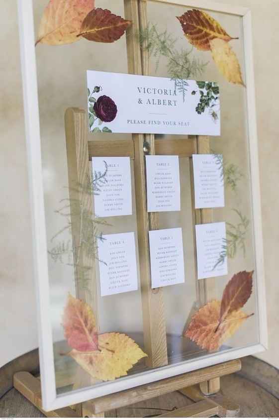 Seating plan moderno 