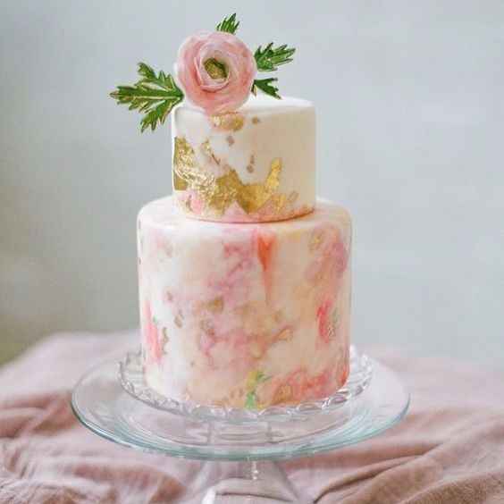 Bolo de casamento moderno 2