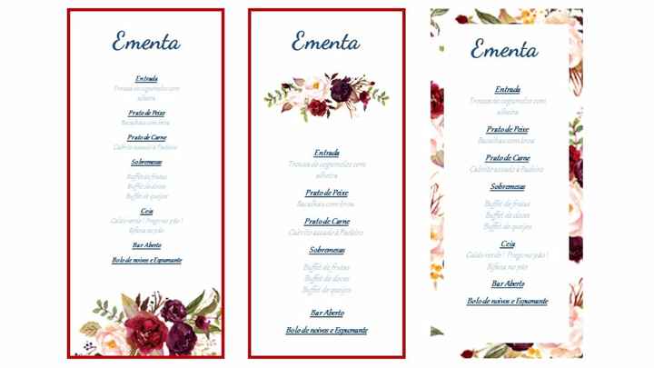 Ementas florais 2