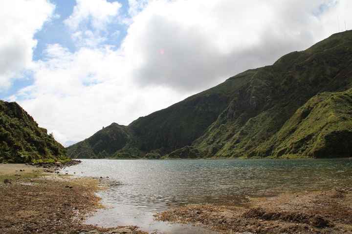 Já cá em baixo na Lagoa