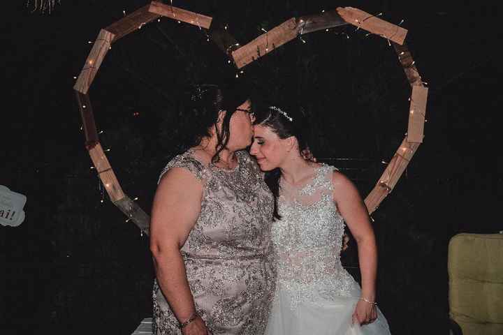 Com a mãe
