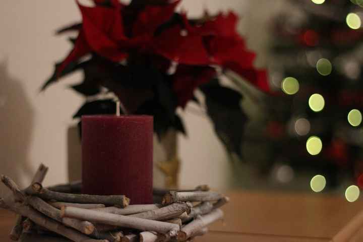Base rústica para velas